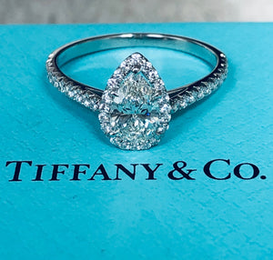 Tiffany & Co. Fancy Cut Pear Shaped Diamond Ring