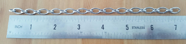 Tiffany & Co. Solid 18ct White Gold Link Clasp Charm Bracelet Links Open and Close