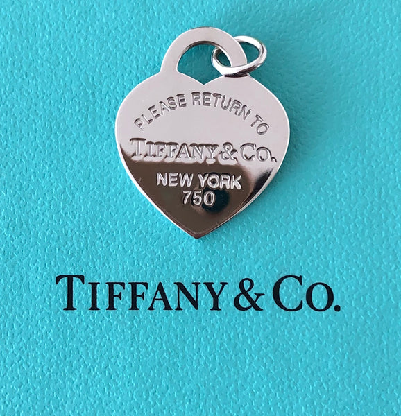 Tiffany & Co. 18ct White Gold 'Return To Tiffany' Medium Heart Pendant Necklace