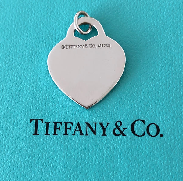 Tiffany & Co. 18ct White Gold 'Return To Tiffany' Medium Heart Pendant Necklace